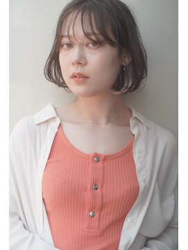 レジュアル(RESSUAL) イヤリングカラー ボブ 大人かわいい フェザーバング