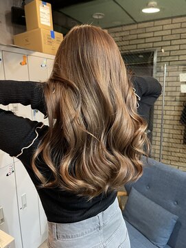 ラフ(LAFF) #黒髪#ボブルフ#ネビージュ#小顔#ワンレン