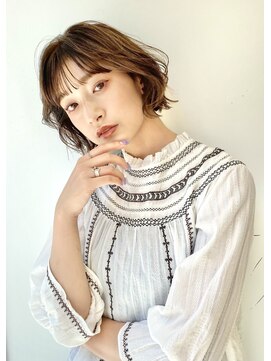 ノース イースト 高円寺店(north east) フェザーバング/ボブ/ミニボブ/ふんわりボブ/シースルーバング