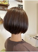 伸ばしかけにも最適☆大人可愛い丸みショートボブ☆
