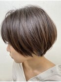 マッシュショート/丸みショート/ナチュラルボブ/小顔丸みボブg