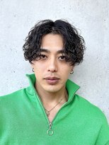 アソビ 表参道(ASOBI)&nbsp;センターパート　スパイラルパーマ