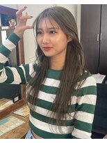 ヘアメイク エイト キリシマ(hair make No.8 kirishima)&nbsp;オリーブグレージュ@no8.tomohiro