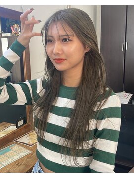 ヘアメイク エイト キリシマ(hair make No.8 kirishima) オリーブグレージュ@no8.tomohiro