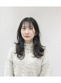 全体にレイヤーを入れたロングヘア♪小田急相模原