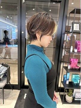 サンド 大阪梅田(sand) ＠yugo_sand ショコラアッシュ/ヘルシースタイル/ふんわりカール