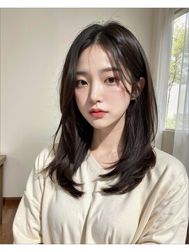 リコヘアー(LiCO HAIR) 流行★韓国フロントレイヤースタイル