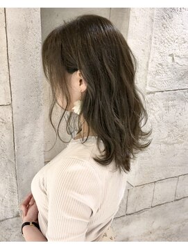 ガレリアエレガンテ 各務原店(GALLARIA Elegante) 色落ちまで可愛い☆ブリーチ無しカーキベージュ