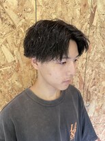 ラッドバイプティパ(rad...by petit-pas)&nbsp;☆メンズ/センターパート×波巻きパーマ/水戸/学割U24