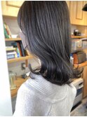 くすみグレージュアッシュベージュ顔まわりレイヤーくびれミディ