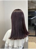 切りっぱなしロブ/ディープラベンダー/新御徒町/蔵前/田原町