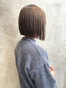 リズム バイ リンクス(Re:ism by Links) 切りっぱなしボブ×ラベンダーグレージュ