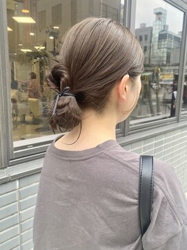 プランタン フォー ヘアー(printemps FOR HAIR) __ブリーチなしグレージュ__アッシュベージュ__