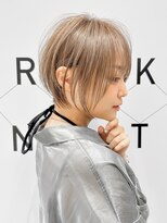 ハルキミナト ジャパン ヨコハマ(HARUKI MINATO japan YOKOHAMA)&nbsp;大人可愛いグレージュショート/20代30代40代50代