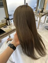 ヘアデザイン プティパ(Hair Design petit-pas) 透明感ミルクティーベージュカラー