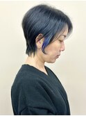 ＊くびれショート大人可愛い黒髪ショート前下がり前髪30代40代3