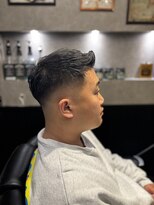 ブロートーキョー(BroTokyo)&nbsp;メンズミドルハイスキンアップバングスタイルメンズカット銀座