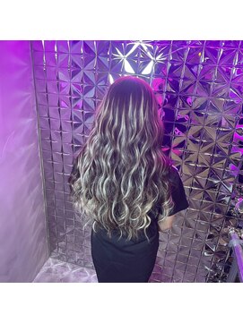 ラブスタシー 小倉店 #エクステ#シールエクステ#ハイライト#バレイヤージュ