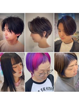 ソエル(A.s.o.e.l.)の写真/顔周りのカットで印象チェンジ◎ウルフパーマ/レイヤーカット/デザインカラー/ダブルカラー