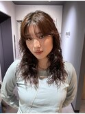 セミロングパーマウルフパーマゆるめパーマドライパーマ銀座