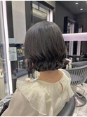 ボブパーマ/コテ巻き風パーマ/プードルパーマ/くびれボブ