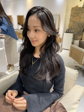 ヘアリゾート粋 リマ 銀座店(lima) 韓国風レイヤー/全体カール/ロング/グレージュカラー