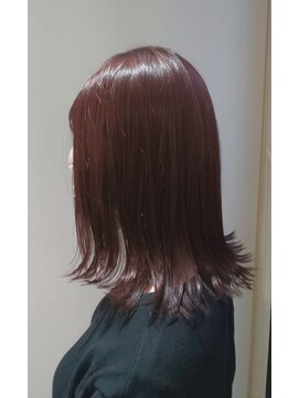 カムバイネオリーブ 溝の口店(Cam by neolive) 【cam by neolive  外はねボブ　ラベンダーピンク】