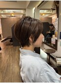 【ブローレス】束感ショート
