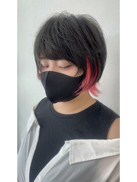 ヘアーテラスエム 奈良店(hair terrace M) インナーカラーピンク