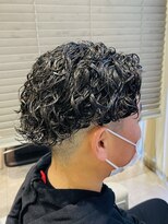 イメージア ボーノ相模大野店(IMAGE-A) 【攻めカール】濡れ感パーマ 刈り上げショート