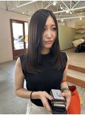 フェイスレイヤー×透明感グレージュ