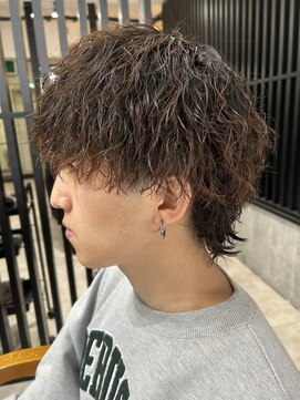 メンズ リコ(MEN'S RICO) ツイストスパイラルツイスパツイストパーマウルフカット【大和】