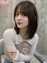 ハローバイシー 仙台(Hello by Sea)&nbsp;大人ガーリー×ダークアッシュ[似合わせカット/ミディアム]