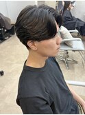 MEN’S HAIR/ブルーブラック/フェザーパーマ/津田沼
