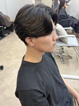 シエテ 津田沼(Siete) MEN’S HAIR/ブルーブラック/フェザーパーマ/津田沼