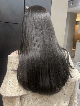 ヘアー アイス ルーチェ(HAIR ICI LUCE) ブリーチなし透明感大人可愛いグレージュココアブラウン/今枝