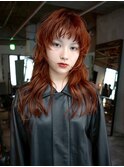 【GEEKS渋谷】ロングレイヤー/渋谷ウルフ/ワンブリーチ/冬カラー