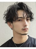 サーフカール/刈り上げセンターパート/フェザーパーマ[立川]
