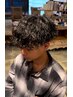 【河端限定】【学生限定】メンズパーマ+カット¥16210→¥12600