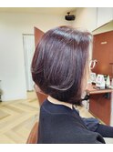 髪質改善大人レイヤーボブ