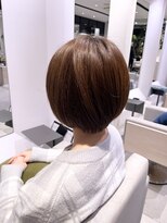 stair : case ginza7【ステアケース】&nbsp;大人可愛い小顔丸みショートボブ