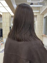 パークレーン アイス イヴェン アネックス(PARK LANE ICI yeven.anx)&nbsp;自然な縮毛矯正レイヤーボブ切っぱなしボブブリーチなしカラー栄