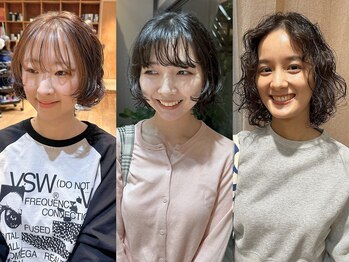 ジェノ(JENO by apish)の写真/髪を補修し綺麗に仕上がる【JENOのパーマ技術】ボブパーマ/波巻きパーマ/ワンカールパーマ/コテ巻きパーマ