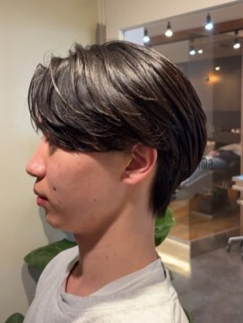 エリマ 横浜西口(elima) ナチュラル毛流れニュアンスパーマセンターパート*