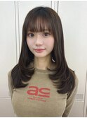 韓国顔周り/ハイレイヤーカット/ワンホンレイヤー/立川