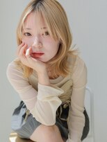 ミリー 梅田店(milly) 【milly】くびれボブ×透け感ハイトーンカラー