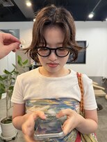 ドッグスター(dog star)&nbsp;ボブパーマニュアンスパーマくせ毛風パーマ登戸向ヶ丘遊園