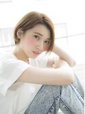 【salon de MiLK原宿】大人かわいい耳かけショートボブ