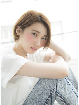 サロンドミルク 原宿(salon de MiLK) 【salon de MiLK原宿】大人かわいい耳かけショートボブ