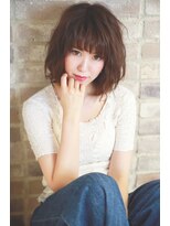 クロワ(croix) 【croix】 ゆるミディアム×ジグザグバング